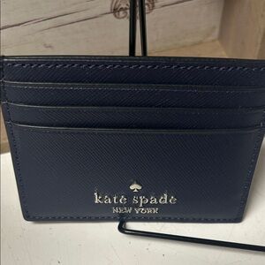 Kate Spade Midnight Blue Card Wallet